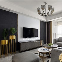 American retro old solid wood TV cabinet light luxury neoclassical porch Cabinet Post Modern sideboard locker Nordic