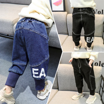 Girl Spring Autumn Clothing Jeans 2021 New Baby Han Version Foreign Air Long Pants Baby Fall Pants Han Edition 3 years 5