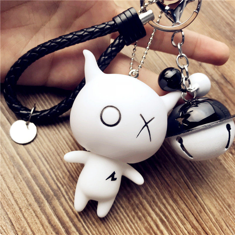创意卡通公仔黑仔礼品娃娃机女款钥匙扣汽车配件挂件礼品礼物实用