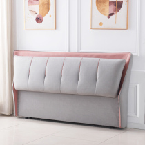 2021 new headboard solid wood soft bag bedside technology cloth modern minimalist sold separately 18m floor bedside