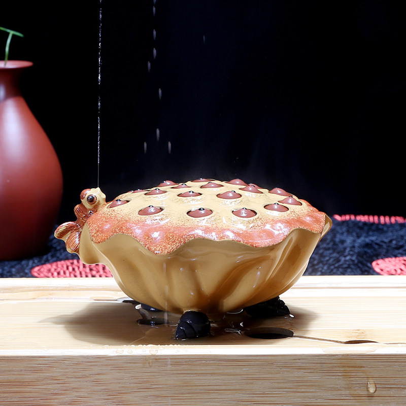 万福 宜兴紫砂茶宠 潘爱州手工精品功夫茶具