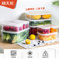 Jubilee Dragon Seal Preservation Box Food Grade Transparent Clamshell Microwave Hotel Storage Meal Grocery Fridge Containing Box