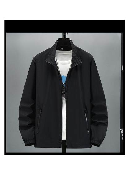 New Summer Sun Protection Suit 남자의 대형 크기의 얇은 보호 의류 커플 의류 통기성 스탠드 업 칼라 재킷 인쇄 로고 New Summer Sun Protection Suit 남자의 대형 크기의 얇은 보호 의류 커플 의류 통기성 스탠드 업 칼라 재킷 인쇄 로고