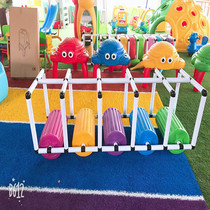 New outdoor kindergarten group car co-car Children Outdoor colorful roller toys sensory training equipment