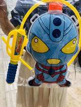 Childrens backpack water gun toy beach toy large capacity water fight pull-out water spray gun boy girl