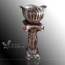 New Roman Corner Cup Flower Pot Flower Plate Flower Plate Fashion Magnesium Oxide Vase Home Accessories High-end Ornaments