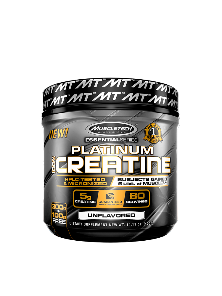 muscletech肌肉科技肌酸粉增肌一水肌酸爆发力健身耐力男士非氮泵