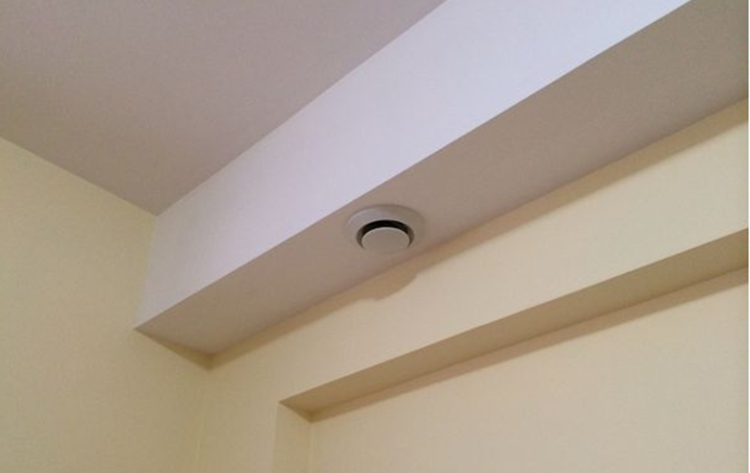 abs新风口圆盘旋转可调型室内新风系统出风口通风口直径75/100mm