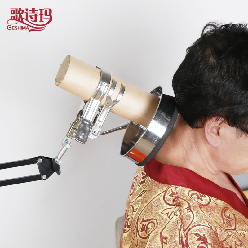 歌诗玛艾灸夹子手持艾灸器防烫网不锈钢粗艾条工具随身灸艾灸器具