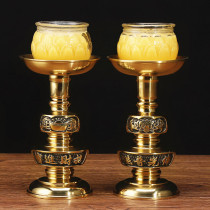 Pure copper Buddha Hall Changming Lantern Needle Candle Needle for Buddha Lamp Ghee Lamp Holder Candle Holder Lantern Holder Rendering