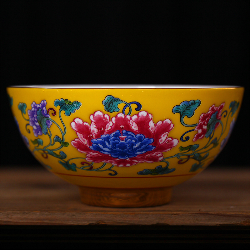 Red xin jingdezhen suit ipads porcelain tableware rainbow such use archaize enamel pastel color to use imperial palace