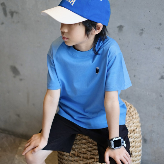 Comic Blue Boy Boy Short Sleeve 25 Summer New Product Japanese Handsome Sports and Leisure Loose Round Neck T-shirt Thin Style
Comic Blue Boy Boy Short Sleeve 25 Summer New Product Japanese Handsome Sports and Leisure Loose Round Neck T-shirt Thin Style