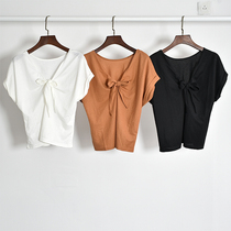 womens summer sexy backless tie breathable summer modern classical dance costume kung fu kung fu national dance costume