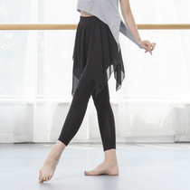 Latin Dance Practice Pants New Adult Womens Plus Size Dance Clothing Modern Practice Outfit Bodycon Long Pants Skirt