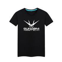 Mobile Warrior Gum Cotton T-shirt Cartoon Animation Game Concept T-shirt Gum Antenna Print T-shirt Anime T-shirt