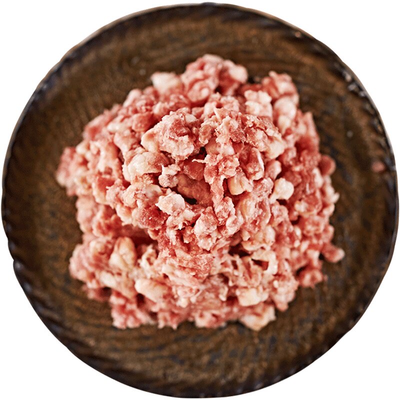 上海猪状元 猪肉糜 黑毛猪土猪肉 新鲜冷冻生 三七肉糜500g