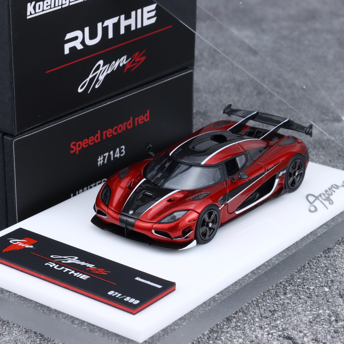 tardis 1/64 ケーニグセグ アゲーラRS Tardis 1:64 Koenigsegg Agera RS Resin Car Model Collection