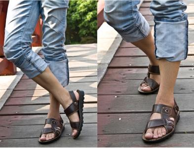 男生夏天穿凉鞋很挫?