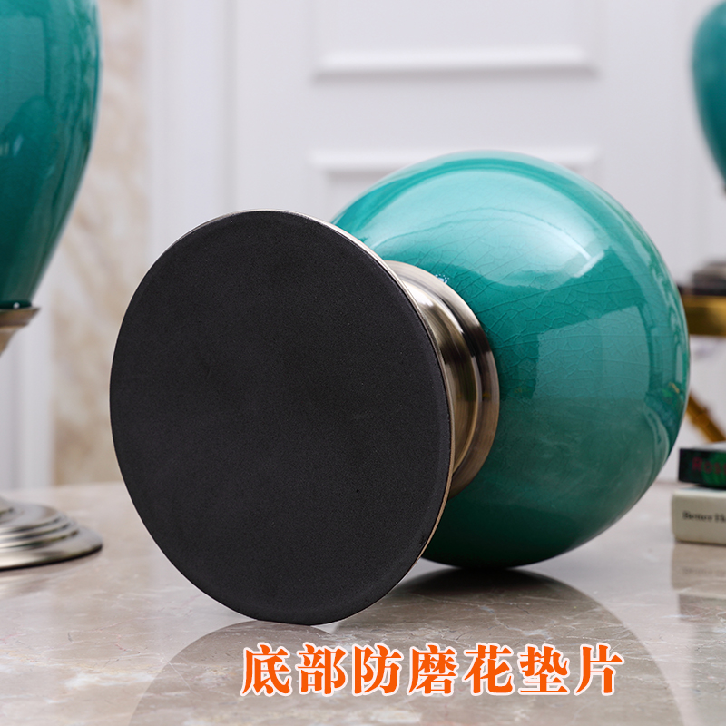 European ceramic vase furnishing articles villa living room table flower arranging American household dry flower decoration key-2 luxury example room
