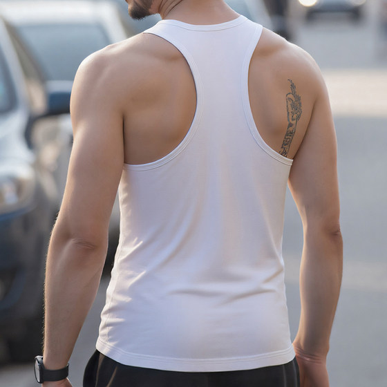 I-shaped vest for men slim summer pure cotton fitness sports hurdle thin solid color large size base sweat shirt breathable
I-shaped vest for men slim summer pure cotton fitness sports hurdle thin solid color large size base sweat shirt breathable