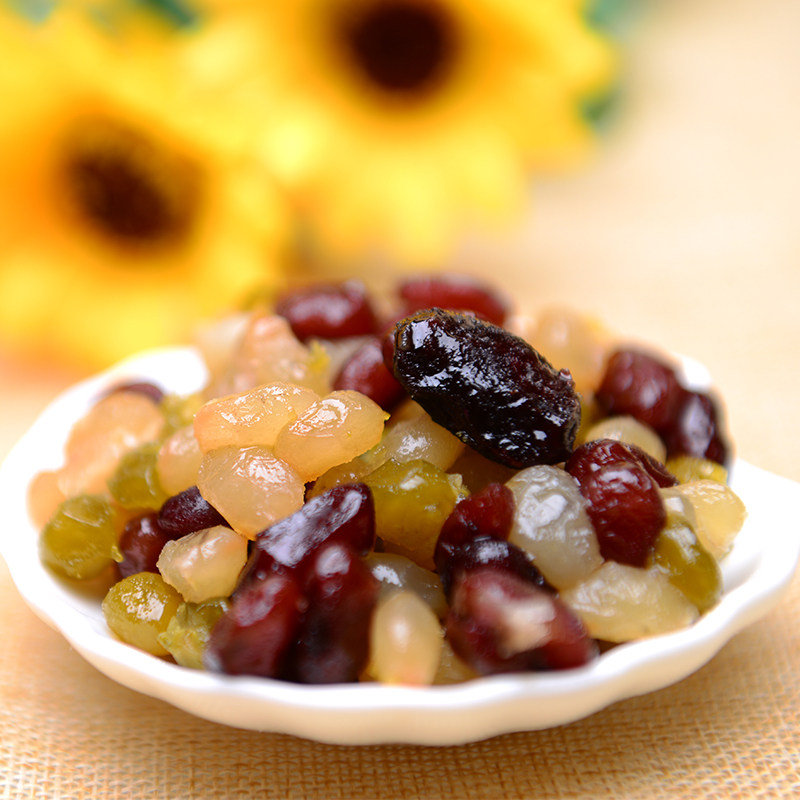 多彩蜜蜜豆 烘焙甜点原料京日多彩豆蜜豆 蜜红豆 五彩豆