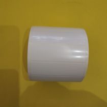 Bright white PET label paper 70*20*1000 waterproof tearproof anti-oil anti-acid rot self-adhesive barcode paper sticker