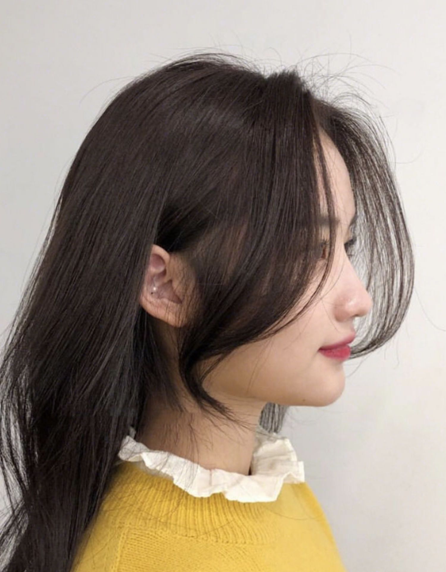 网红八字刘海假发女隐形无痕中分刘海假发片修脸自然一片式假头帘
