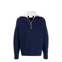 21 Autumn and winter trend aircraft collar 2 32 imported long-staple cotton knitwear (men and women)