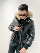 Limited Mackage Glen bomber fox fur collar mens down jacket Canada
