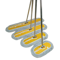 Thickened canvas lobby dust push flat mop White Cloud mop long row mop 60cm90cm120