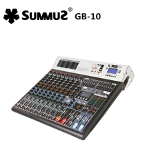SUMMUZ Sanma GB10 mixer with effect Stage conference room multi-function hall 10-way professional mixer