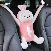 Funny drawing box car sanitary tissue box car accessories accessories car tissue box goddess cute