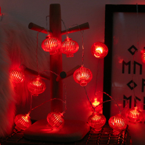 LED China knot light flashing light string light Outdoor Spring Festival festive small light string room red lantern pendant decorative light