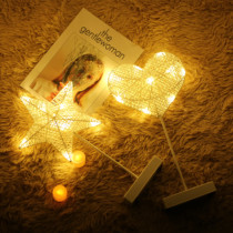 Every day special LED night light Colorful light flashing light string light Girl heart room decoration love star light