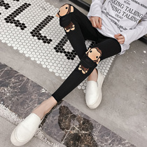 Pregnant women leggings spring and autumn sports pants 2021 New wear trousers autumn summer fashion belly pants tide