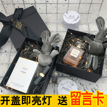 Gift box ins lipstick box perfume wallet scarf exquisite birthday gift box with hand gift box