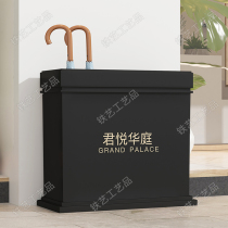 Sales Department wrought iron umbrella stand can be customized commercial umbrella stand high-end hotel lobby umbrella rack Outdoor
