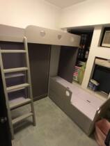 Hong Kong whole house furniture custom wardrobe furniture desk C-word cabinet custom Tatami floor platform mother bed Childrens room