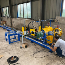 Welding equipment Photovoltaic bracket carport canopy Arc shaped membrane structure H steel beam Curved beam automatic welding machine