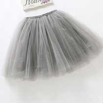 Girls Short Skirt Skirt Spring summer Autumn and Winter Childrens princess dress Middle and large childrens mesh dance dress Baby puffy skirt