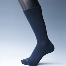 Foreign trade summer thin bamboo charcoal fiber loose leg socks head Japanese high tube deodorant boneless mens suit socks