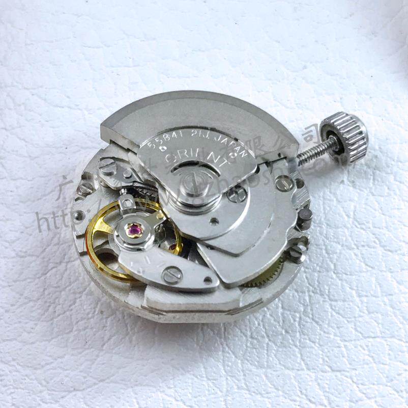 日本双狮表55841机械机芯女款手表配件表芯零部件原装机械白机