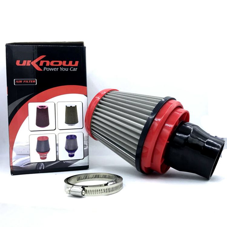 Sửa đổi dòng chảy cao thép không gỉ nấm đầu xe air intake sửa đổi phần 65 MÉT lọc nấm head nâng điện