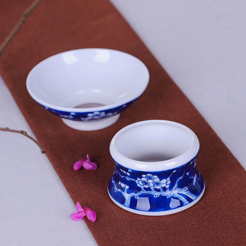 Jingdezhen ceramic filter) hand - made tea tea kung fu tea tea tea accessories wire mesh filter