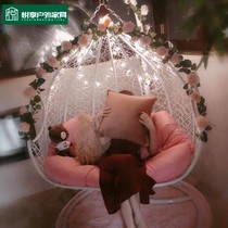Nordic Pendant Chair Swing minimalist for home Princess Leisure chair Dormitory Patio Round Balcony Comfort Rocking Chair Bedroom
