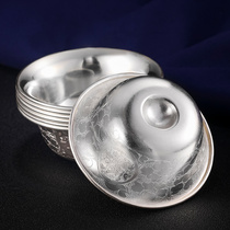 999 sterling silver gong shui bei Buddha Cup Nepal Buddha jing shui bei ba jixiang Buddha gong shui bei silver gong shui bei 7