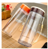 Fuguang plastic cup Heat insulation cup Jianpai Trendy No 5 PC mouth cup Advertising gift cup with rope filter