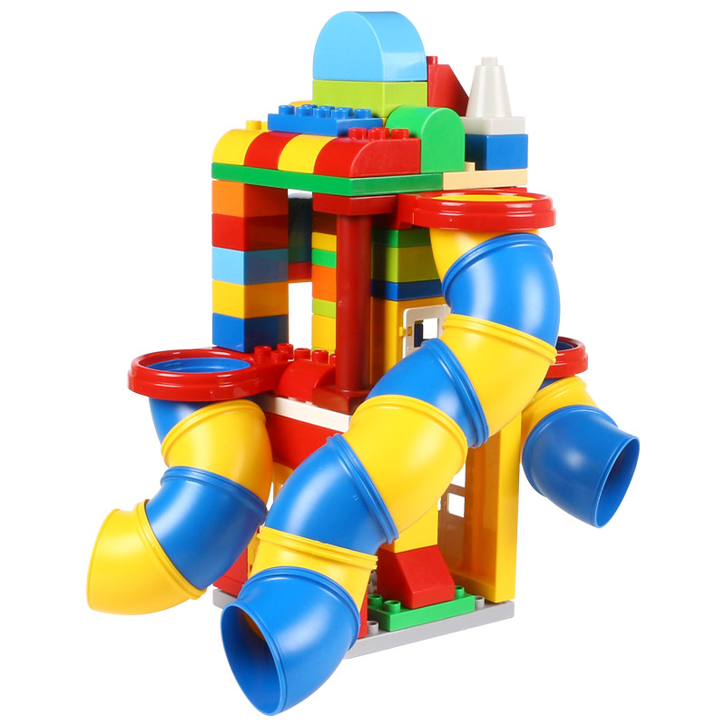 cool.z积木大颗粒兼容乐高管道拼插积木2-3-6周岁儿童益智玩具