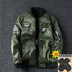 Jacket ຜູ້ຊາຍຂອງ US Air Force MA-1 pilot jacket ລະດູຫນາວ handsome ຝ້າຍຫນາຫນາຂະຫນາດໃຫຍ່ double-sided ເສື້ອຝ້າຍ trendy