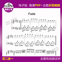 1-58(fade) Piano Score Solo Score Music Score